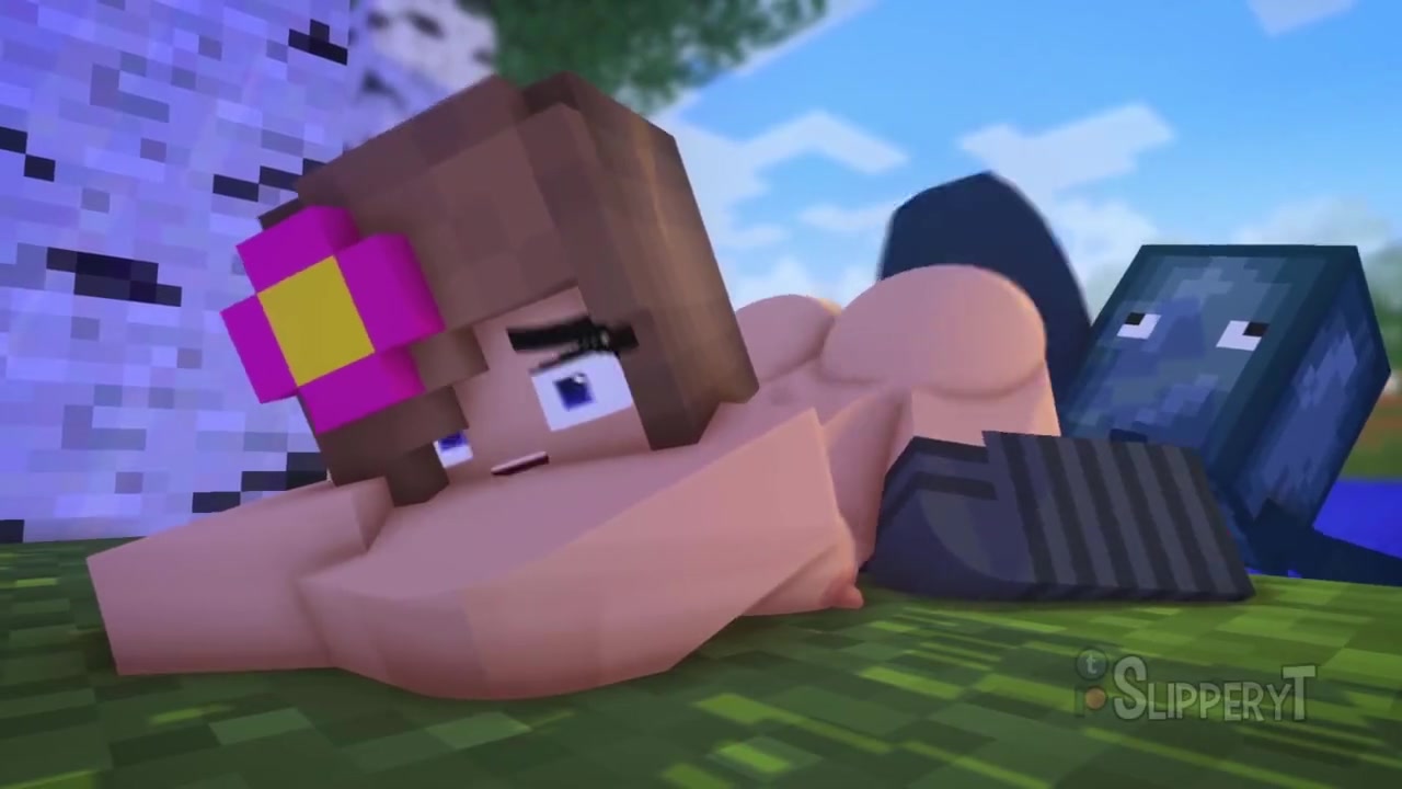 Онлайн русское порно: Речной монстр трахает девушку в Minecraft